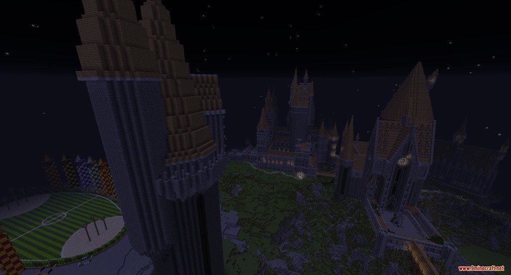 Hogwarts Map 1.12.2, 1.11.2 for Minecraft 12