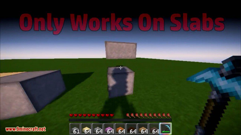 KleeSlabs Mod (1.20.2, 1.19.4) - Break Only the Half of a Double Slab 4