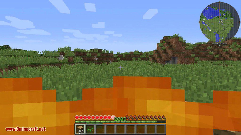 LavaFloor Mod 1.11.2 (The Floor is Lava) 2