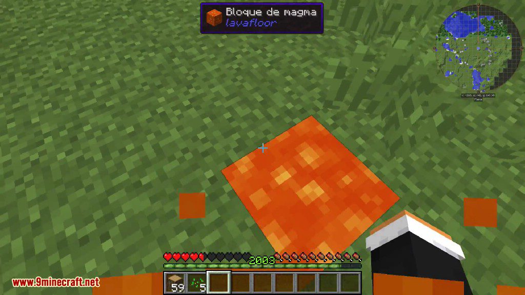 LavaFloor Mod 1.11.2 (The Floor is Lava) 5