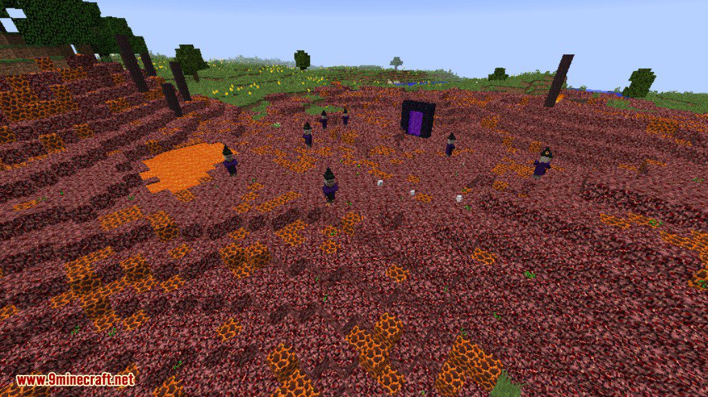 The Creeping Nether Mod 1.12.2, 1.11.2 (Nether Leaves the Portal) 3