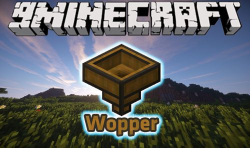 Wopper Mod (1.19.1, 1.18.2) – Hopper Crafted Out of Wood Thumbnail