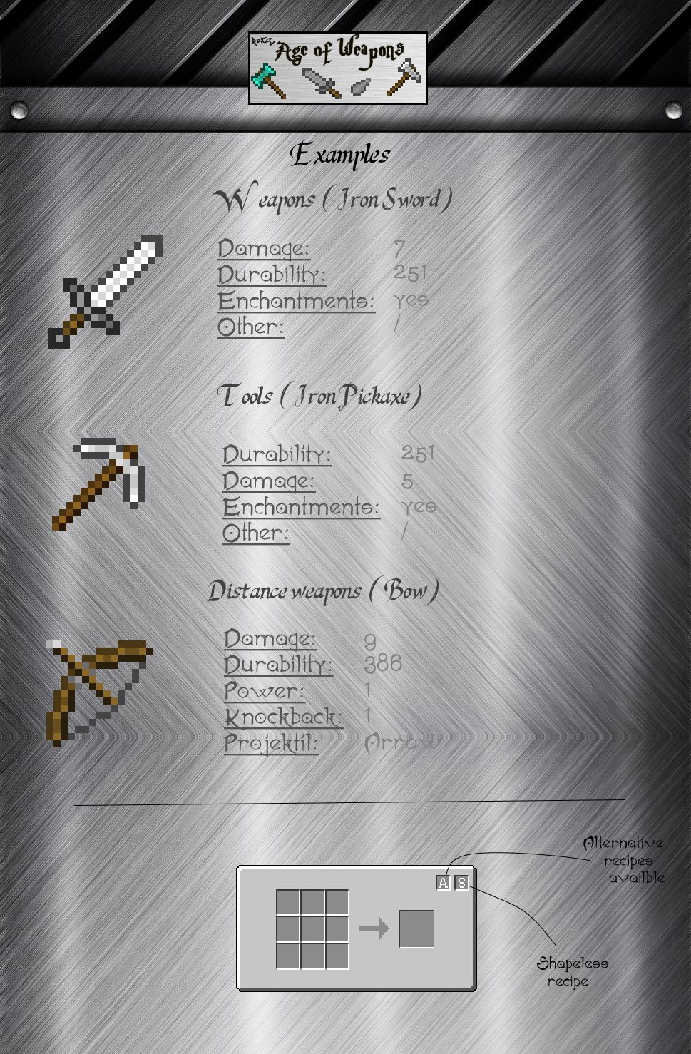 Age of Weapons Mod (1.19.4, 1.18.2) - From Ancient to Future 25