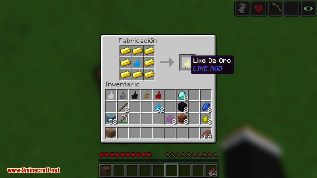 Like Mod 1.11.2 (Likes Everything in Minecraft) 13