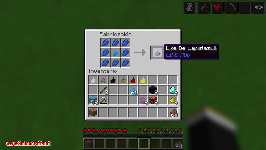 Like Mod 1.11.2 (Likes Everything in Minecraft) 14