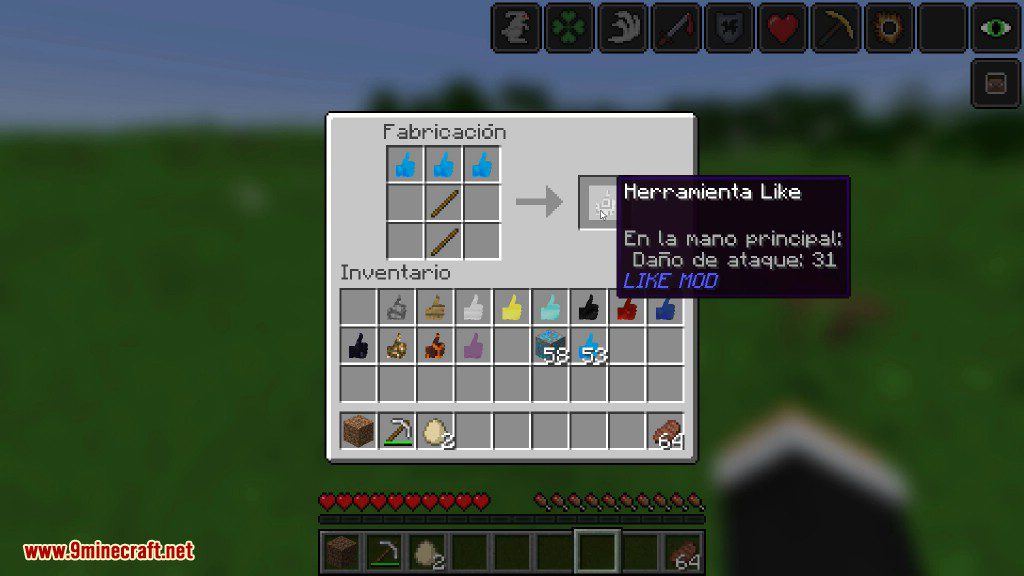 Like Mod 1.11.2 (Likes Everything in Minecraft) 16