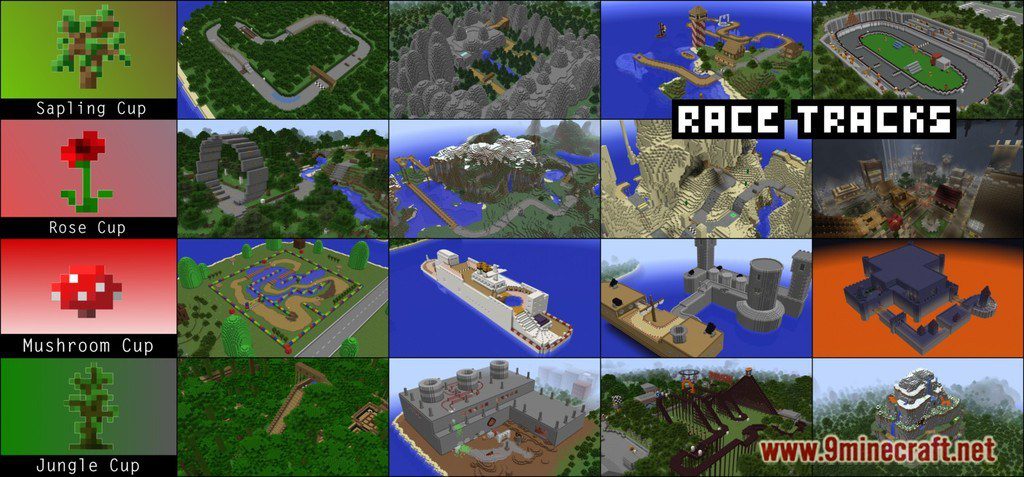 Mario Kart Map 1.12.2, 1.11.2 for Minecraft 3