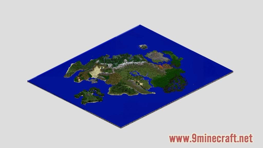 Tamriel Map 1.12.2, 1.11.2 for Minecraft 2