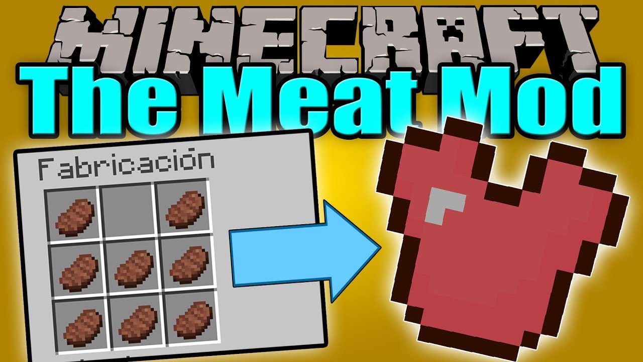 The Meat Mod 1.11.2, 1.8.9 (You are a Disgusting Human) 1