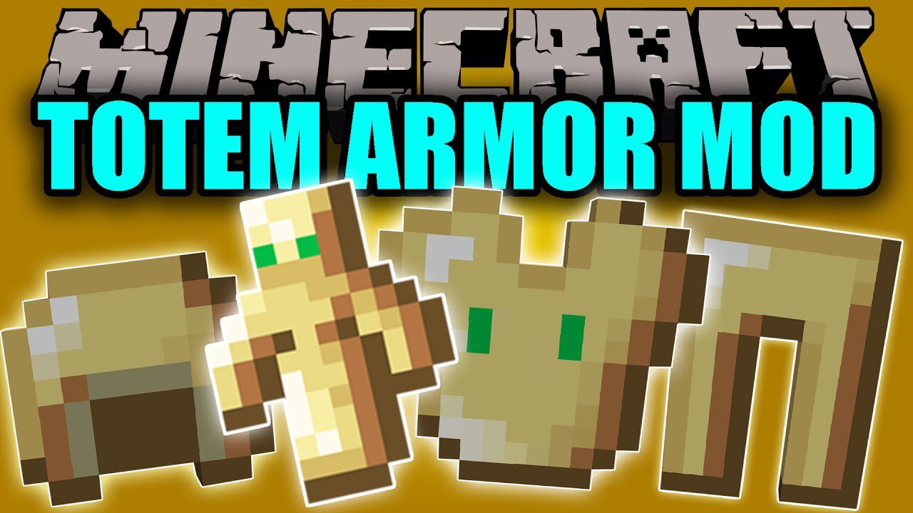 Totem Armor Mod 1.11.2 (Immortal in Minecraft) 1