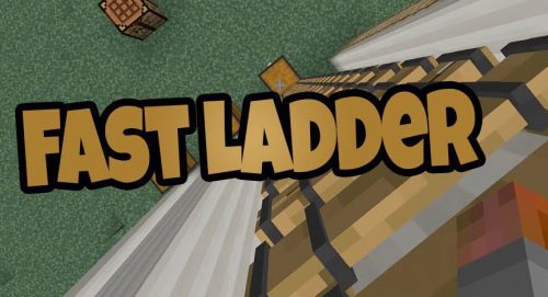 Faster Ladder Climbing Mod (1.20.2, 1.19.3) – Go Up and Down Ladders Much Faster Thumbnail