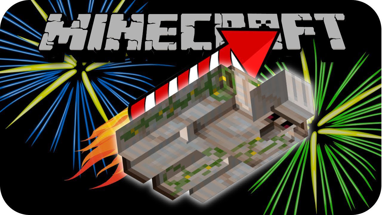 Living Fireworks Mod 1.12.2, 1.11.2 (Mob Rocket) 1