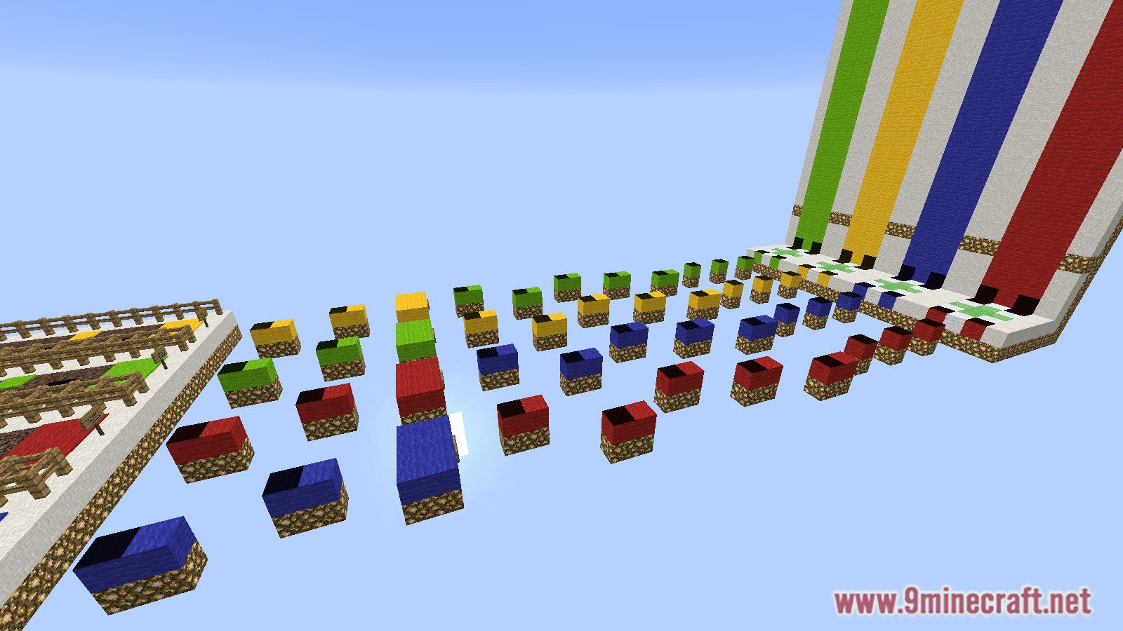 Lucky Block Race Map (1.20.2, 1.19.4) for Minecraft 5