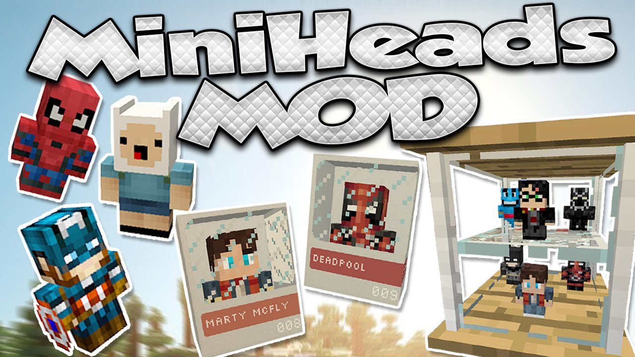 MiniHeads Mod 1.12.2, 1.11.2 (Collectable Figurines) 1