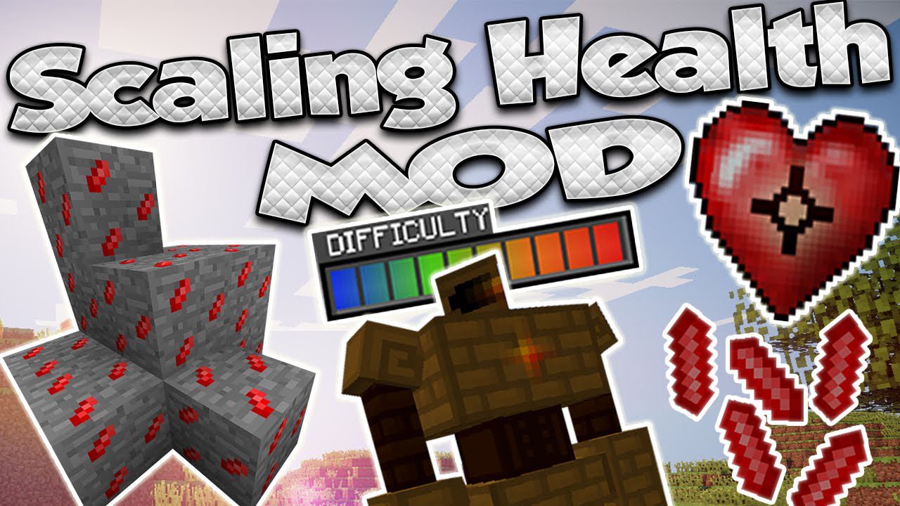 Scaling Health Mod (1.19.2, 1.18.2) - Gain Extra Health 1