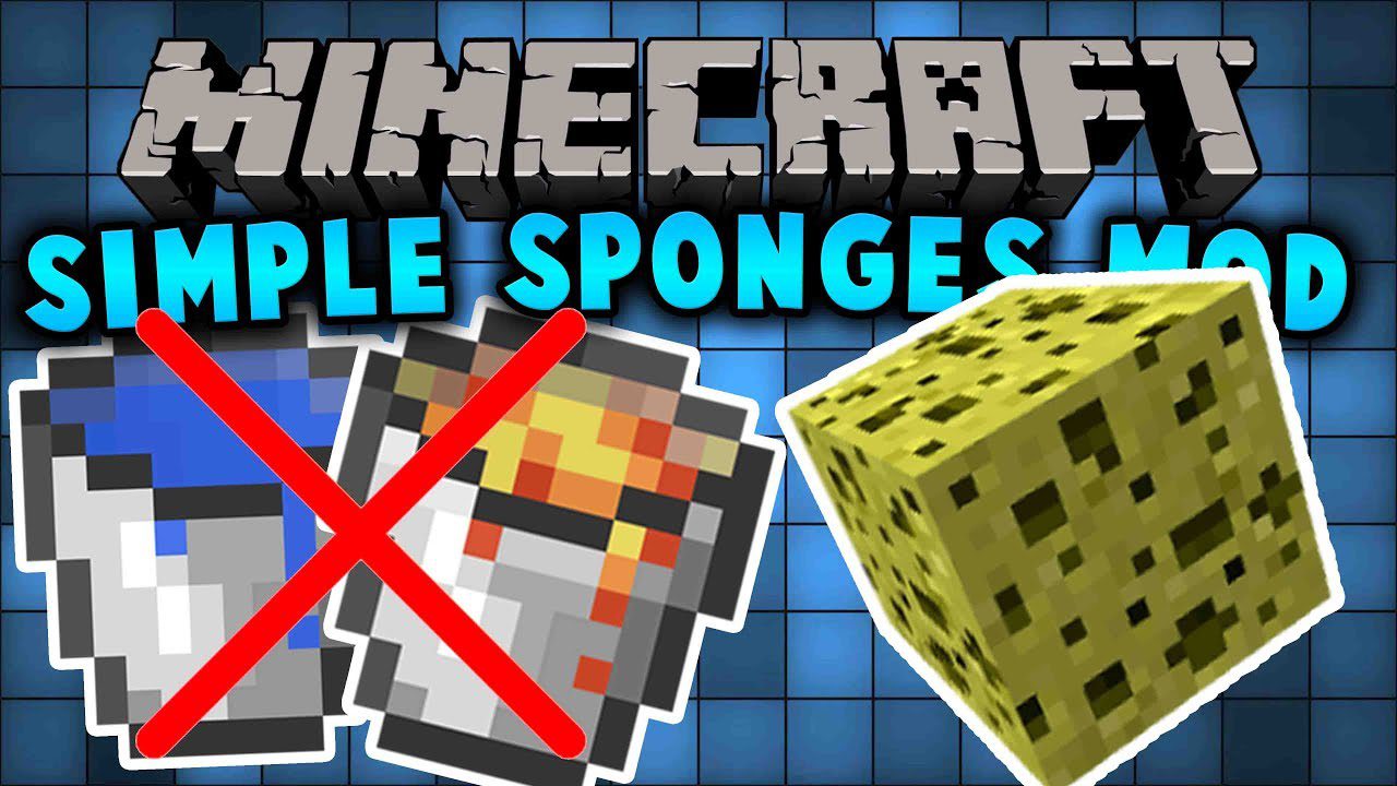 Simple Sponge Mod (1.20.2, 1.19.4) - Port of OpenBlocks Sponge 1