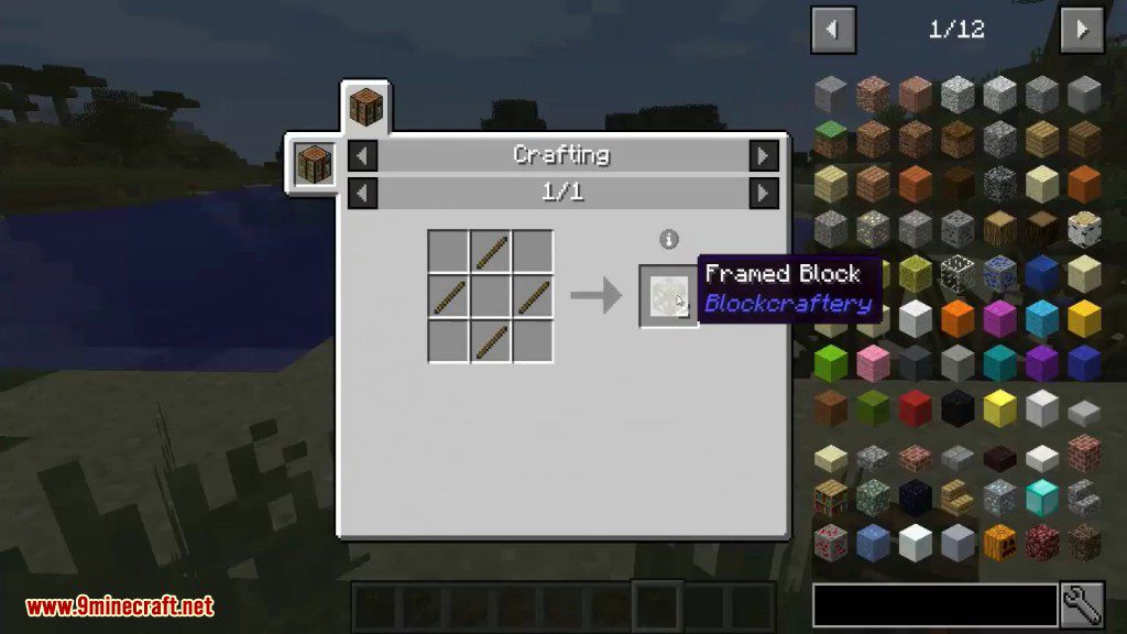 Blockcraftery Mod 1.12.2 (Framed Blocks) 17