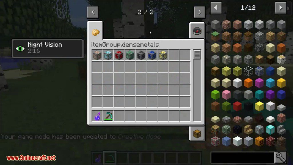 Dense Metals Mod 1.12.2 (New Types of Dense Ores) 8