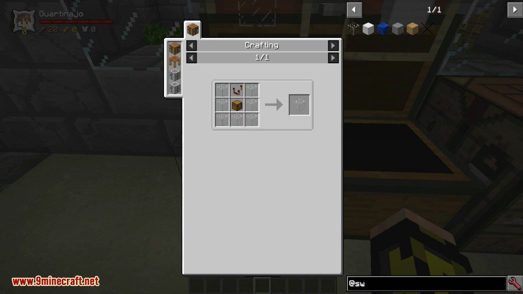 Gear Swapper Mod 1.12.2, 1.11.2 (Easily Switch Between Different Sets of Hotbar) 10