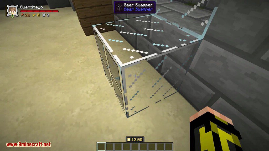 Gear Swapper Mod 1.12.2, 1.11.2 (Easily Switch Between Different Sets of Hotbar) 8