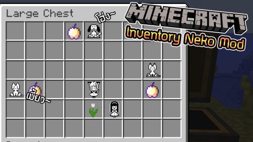 InventoryNeko Mod 1.14.2, 1.12.2 (Tamagotchi for Minecraft) Thumbnail