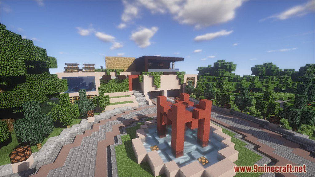 Redstone House Map 1.12.2, 1.11.2 for Minecraft 2