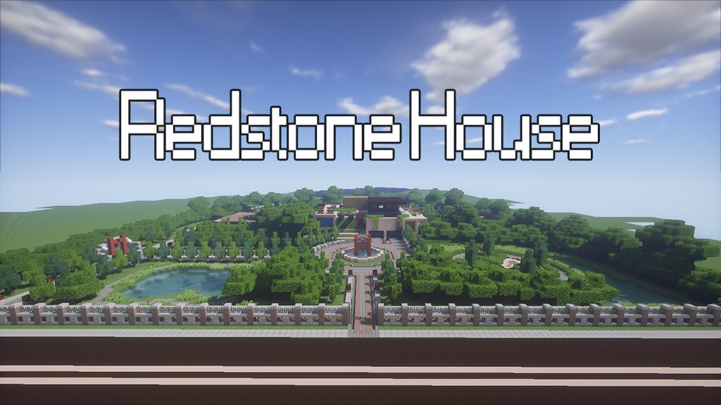 Redstone House Map 1.12.2, 1.11.2 for Minecraft 1