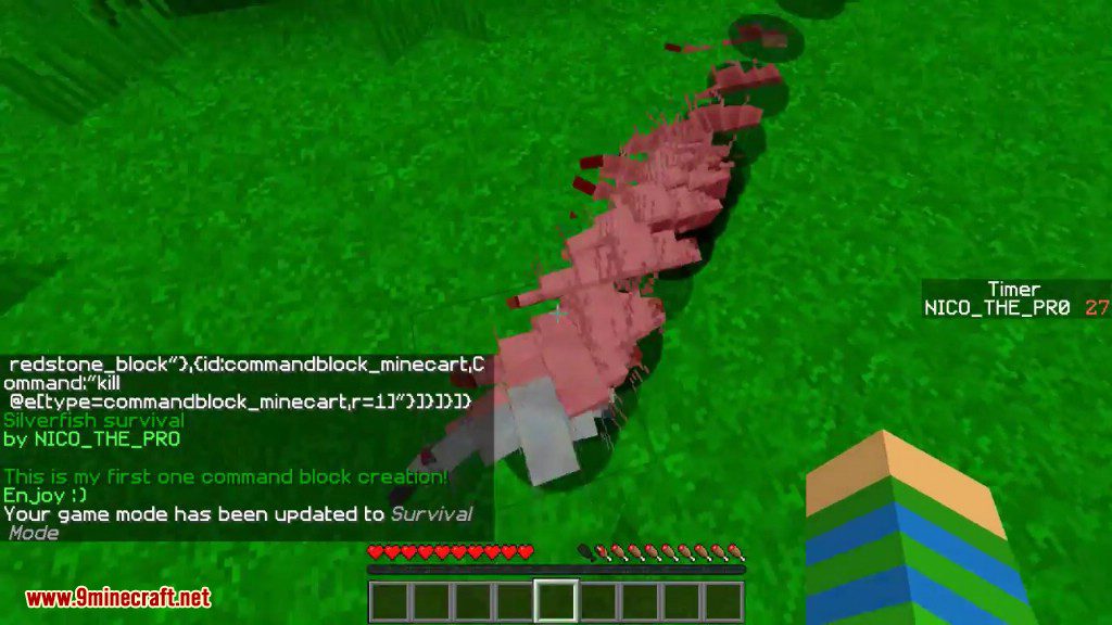 Silverfish Survival Challenge Command Block 1.12.2 5