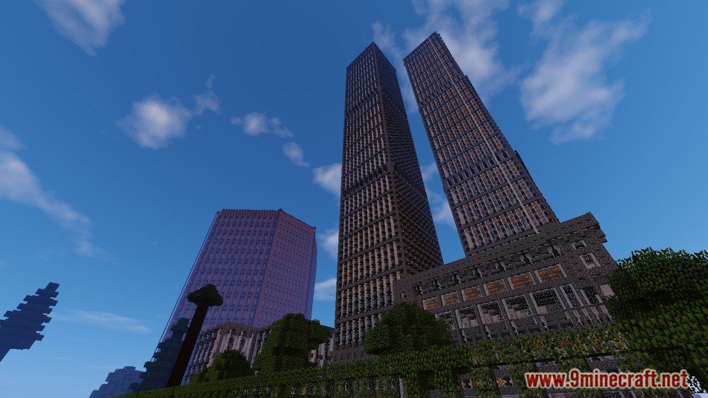 Twin Towers: The S.H. Toinne Center Map 1.12.2, 1.12.1 for Minecraft 2