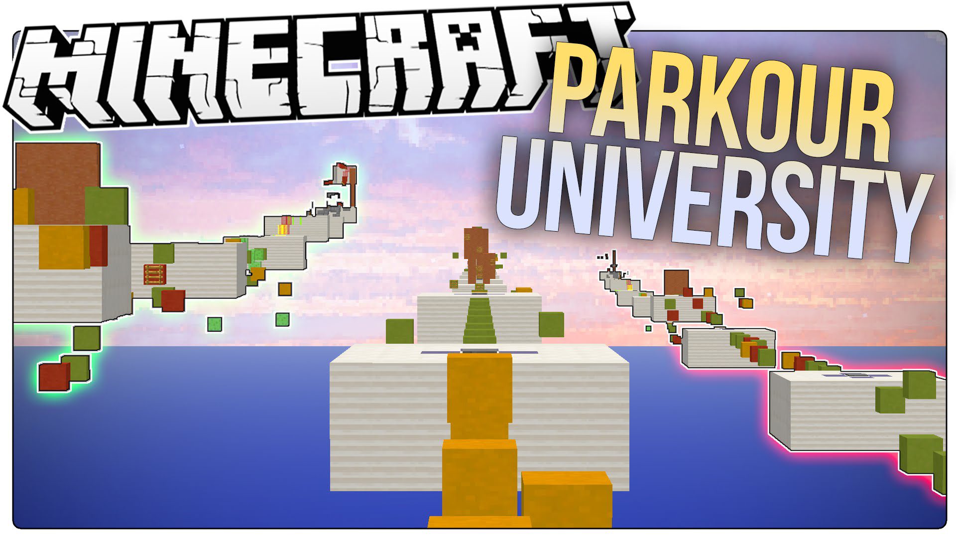 University of Parkour Map 1.12.2, 1.11.2 for Minecraft 1