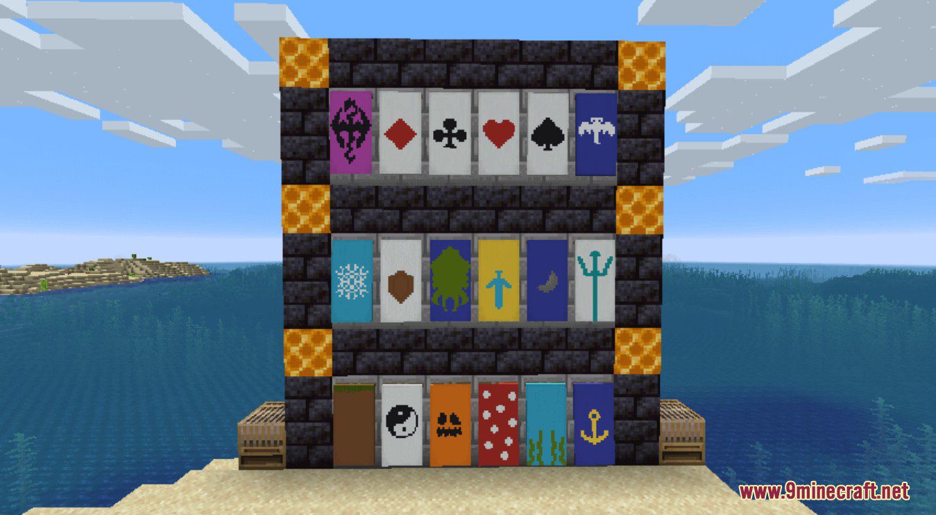 Additional Banners Mod (1.20.4, 1.19.4) - Infinite Patterns 7