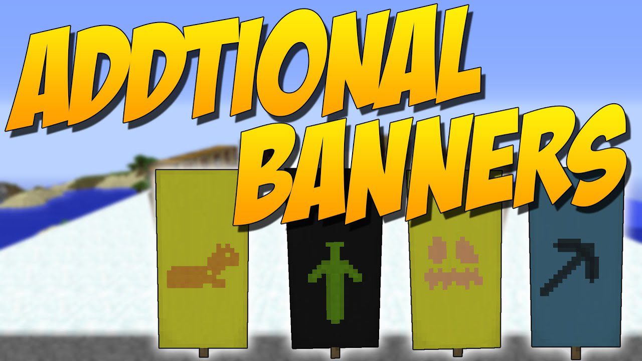 Additional Banners Mod (1.20.4, 1.19.4) - Infinite Patterns 1