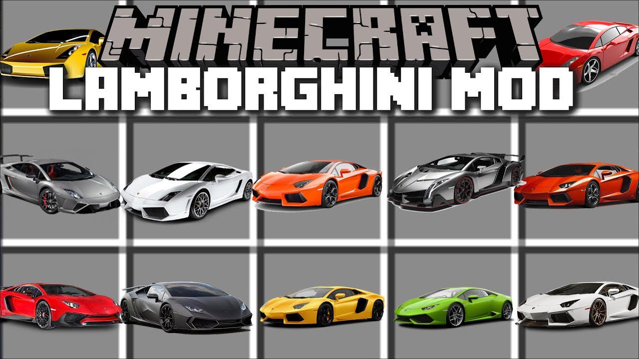 Alcara Mod (1.12.2, 1.7.10) - Lamborghini, Porsche, Ferrari, Mercedes Benz... 1