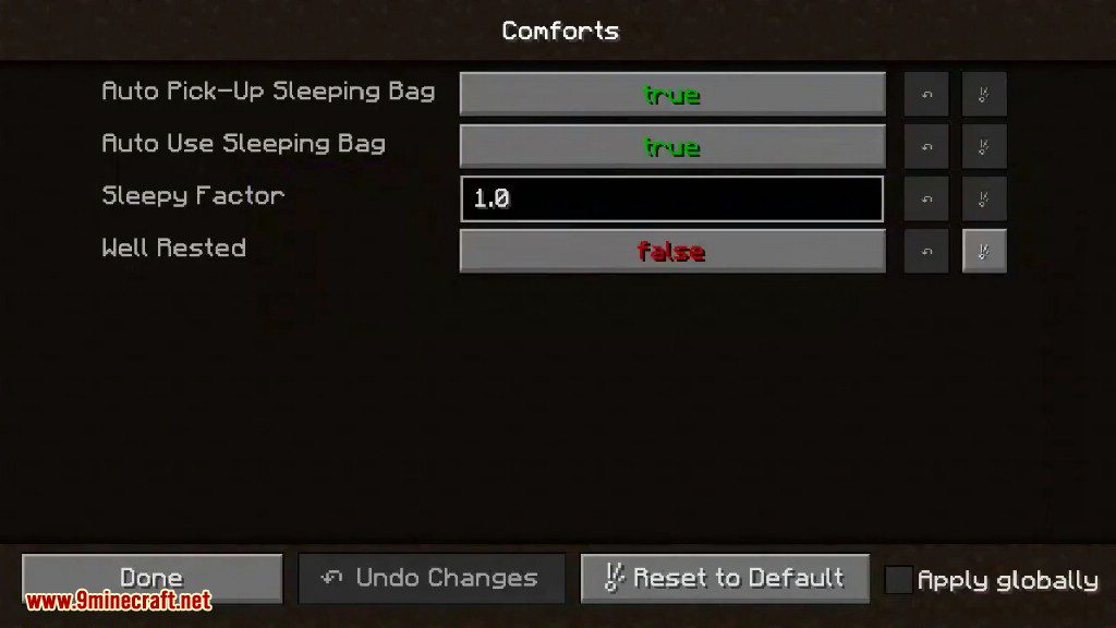 Comforts Mod (1.20.2, 1.19.4) - Sleeping Bags and Hammocks 8