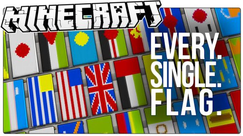 Flagged Mod 1.12.2, 1.11.2 (Waving Flags of All Countries) Thumbnail