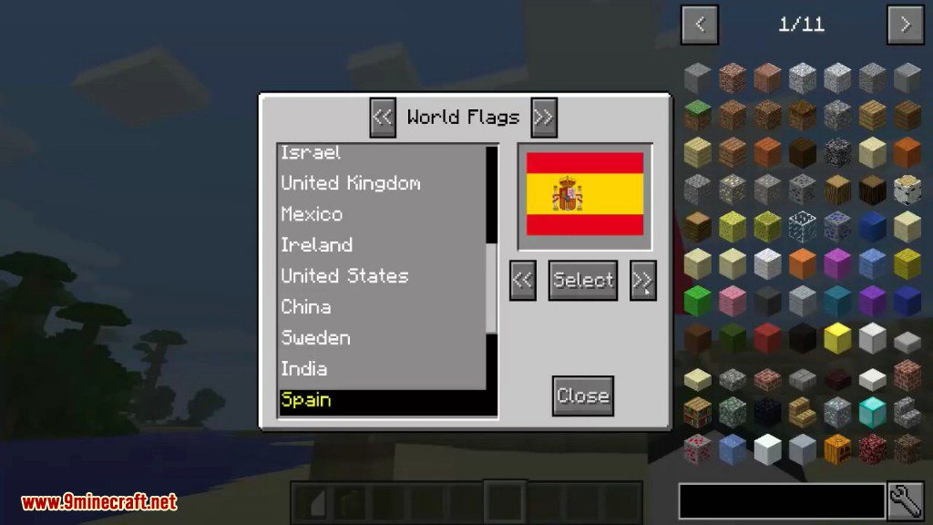 Flagged Mod 1.12.2, 1.11.2 (Waving Flags of All Countries) 6