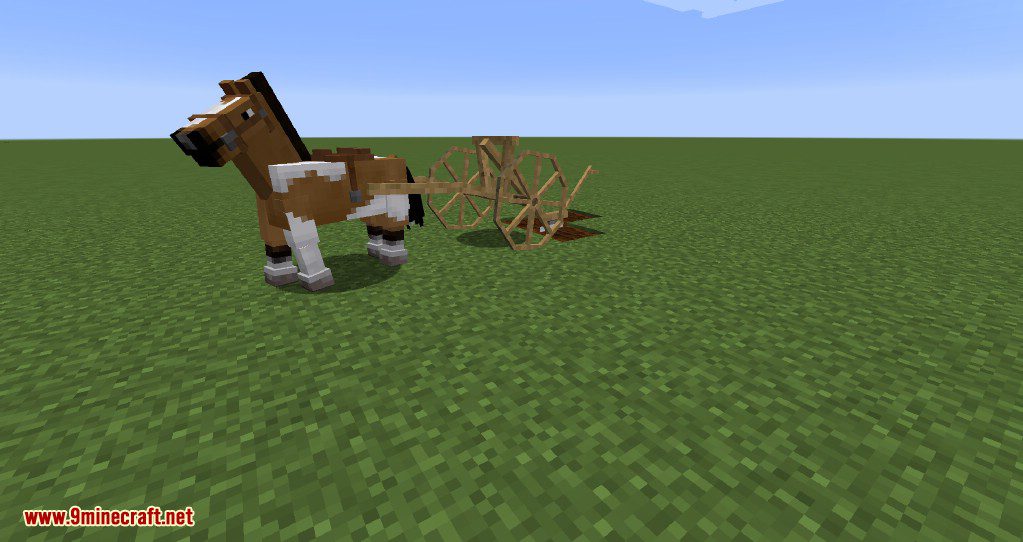 Horse Carts Mod (1.16.5, 1.15.2) - Horse Drawn Carts, Astikoor 5