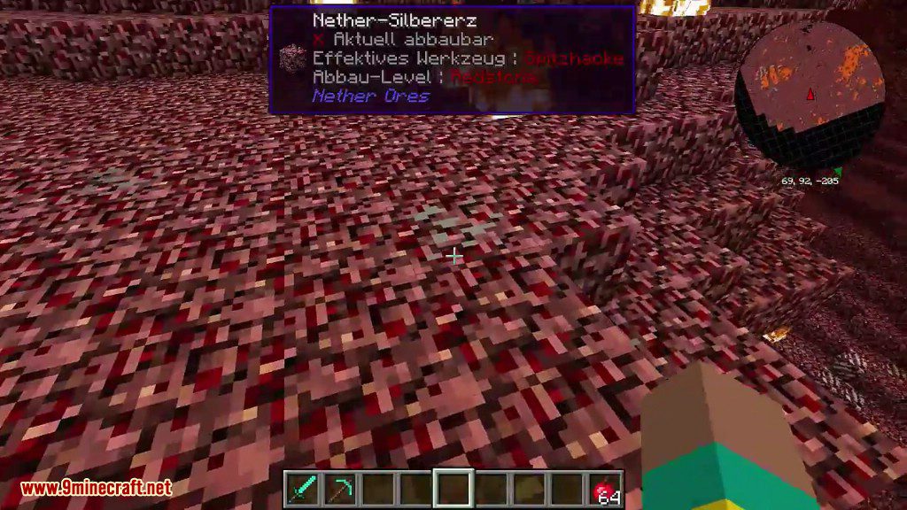 NetherOres Mod 1.7.10, 1.6.4 (More Ores in The Nether) 12