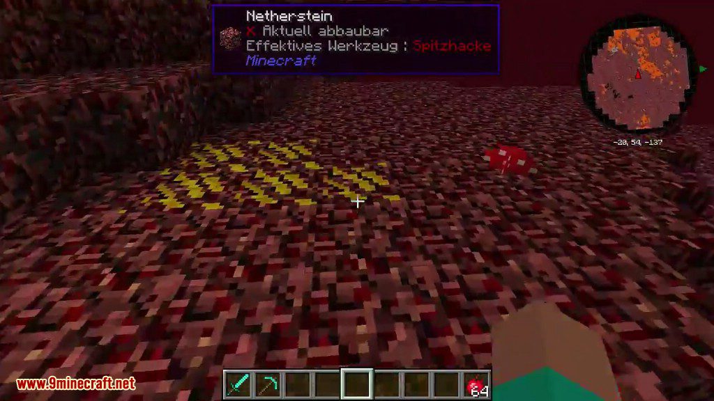 NetherOres Mod 1.7.10, 1.6.4 (More Ores in The Nether) 10