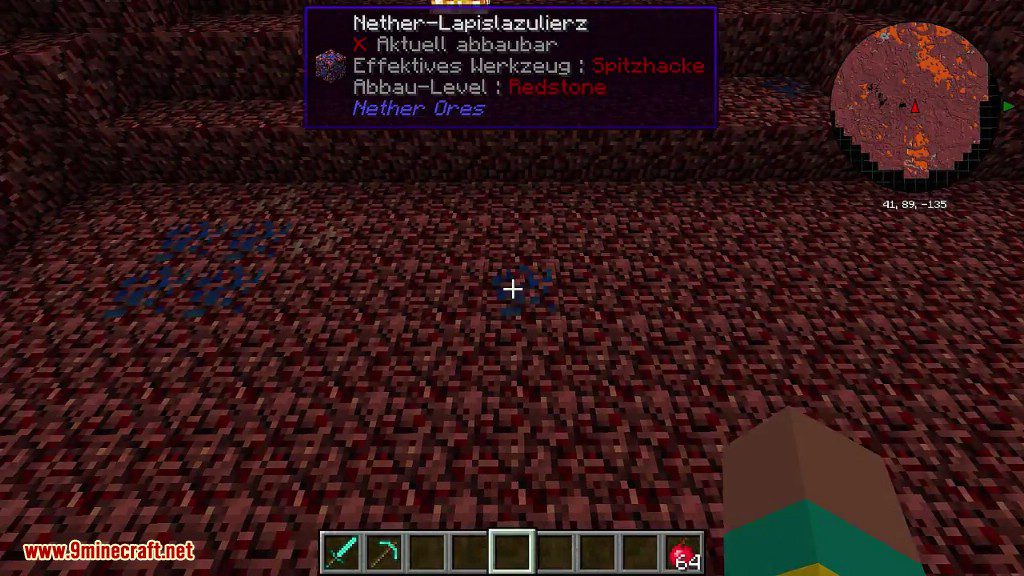 NetherOres Mod 1.7.10, 1.6.4 (More Ores in The Nether) 11