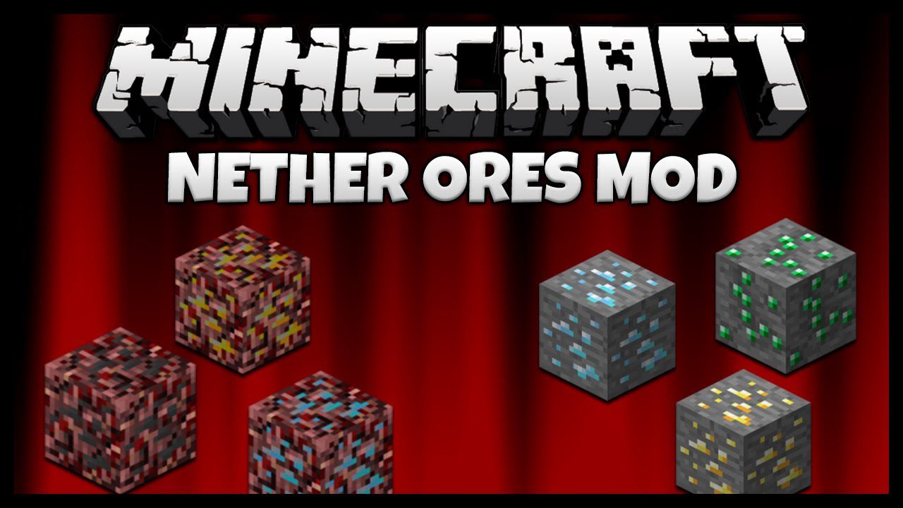 NetherOres Mod 1.7.10, 1.6.4 (More Ores in The Nether) 1