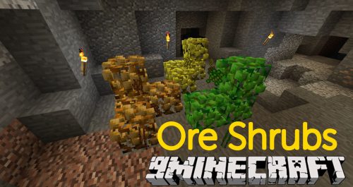 Ore Shrubs Mod 1.12.2, 1.11.2 (Grow Experience and Metals on Bushes) Thumbnail