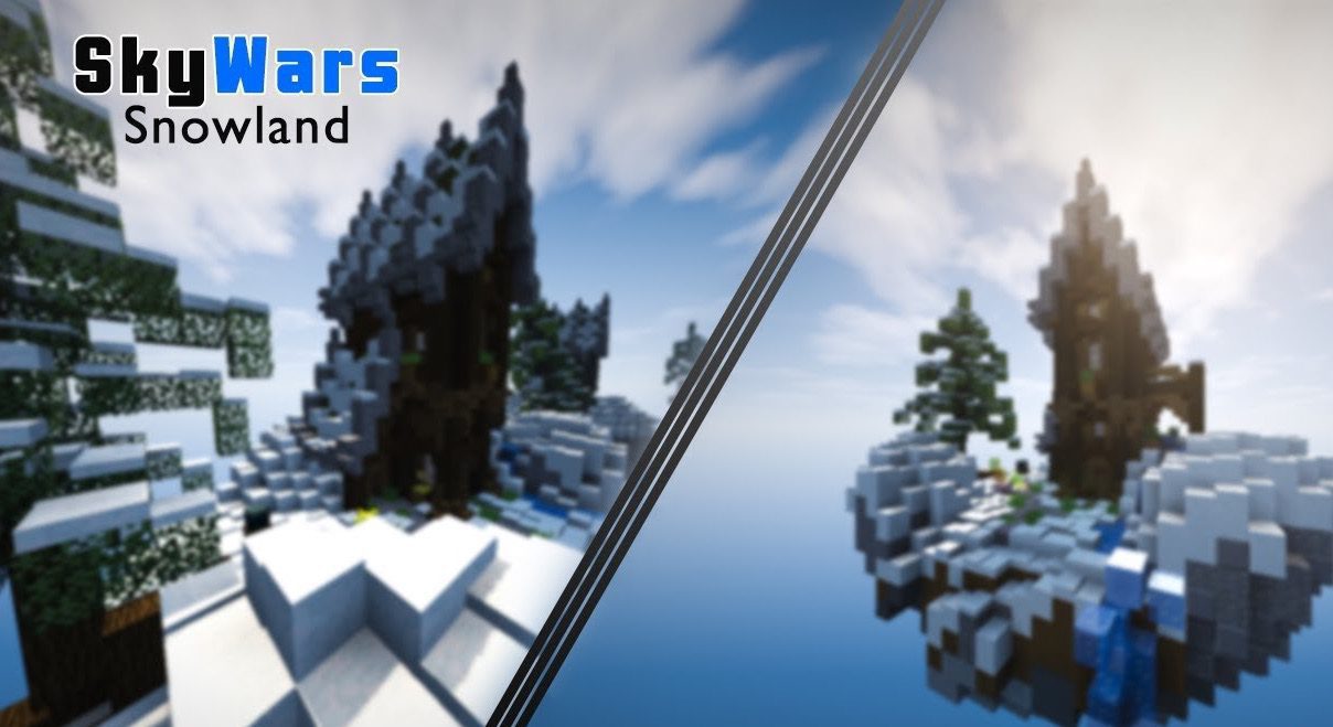 Snowland Map 1.12.2, 1.11.2 for Minecraft 1