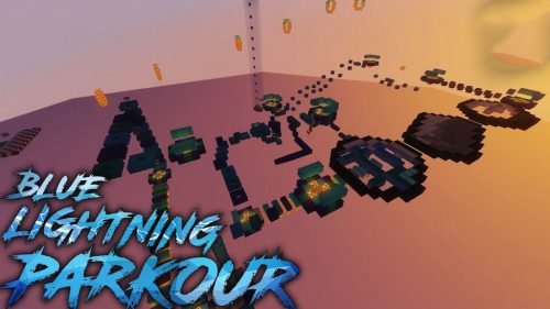 Blue Lightning Parkour Map 1.12.2, 1.12 for Minecraft Thumbnail