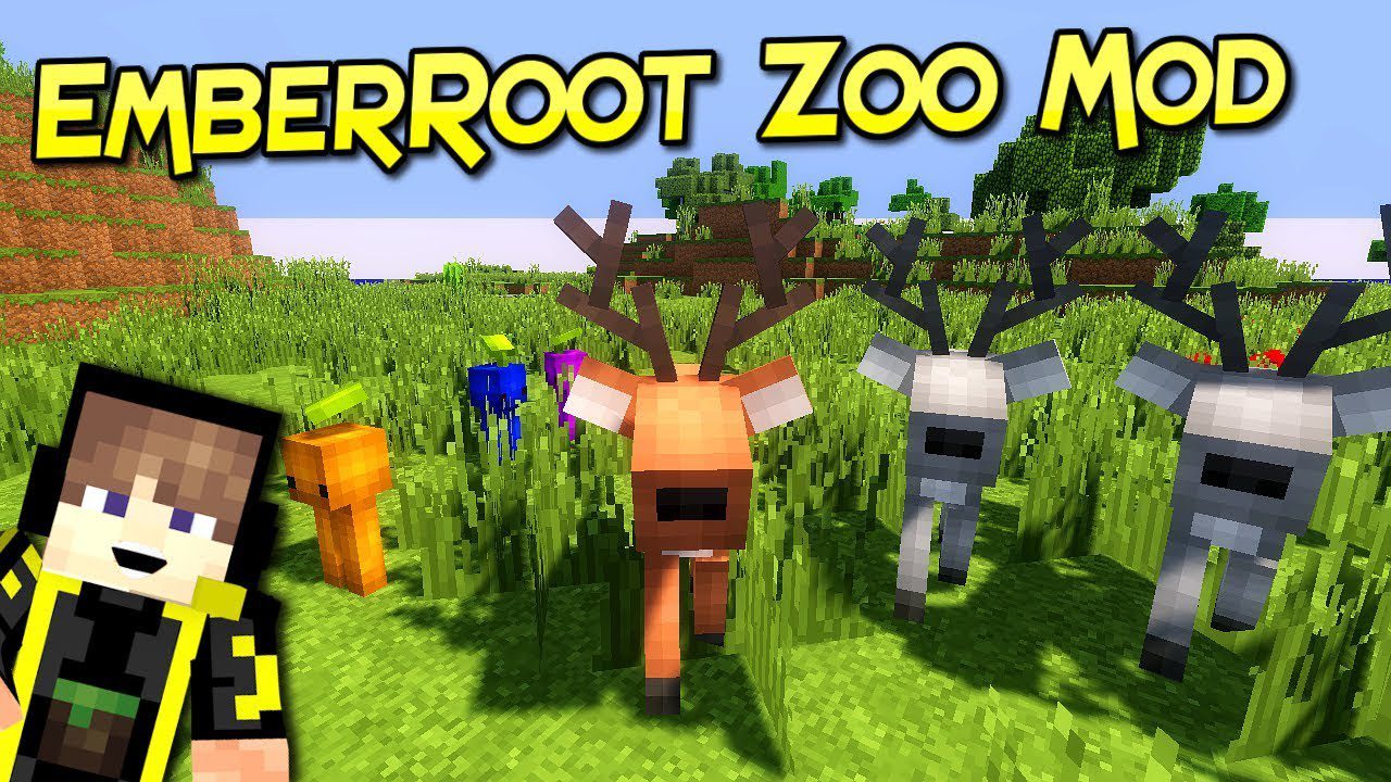 EmberRoot Zoo Mod 1.12.2 (Various Monsters for Adventure) 1