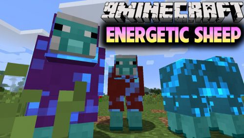 Energetic Sheep Mod (1.21, 1.20.1) – Sheep That Generate Energy Thumbnail