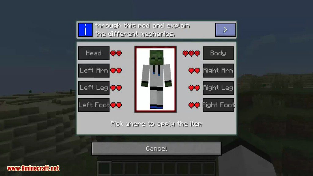 First Aid Mod (1.19.4, 1.18.2) - New Health System Mechanics 5