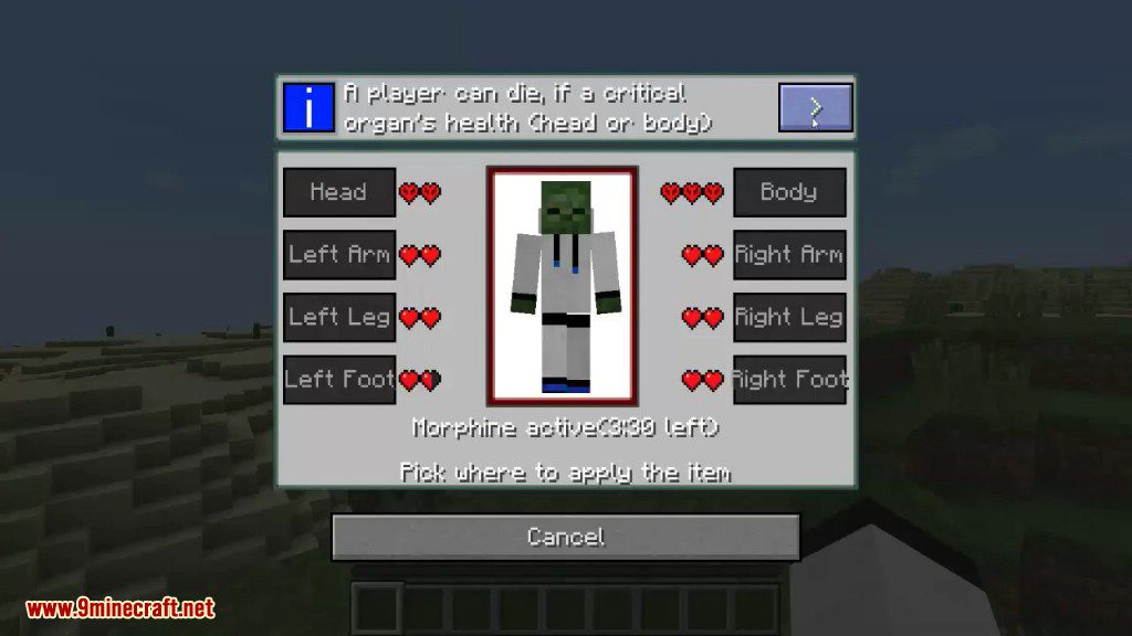 First Aid Mod (1.19.4, 1.18.2) - New Health System Mechanics 6