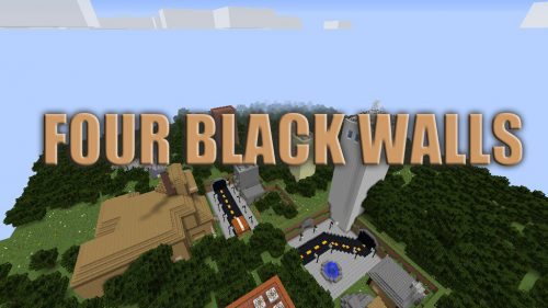 Four Black Walls Map 1.12.2, 1.12 for Minecraft Thumbnail