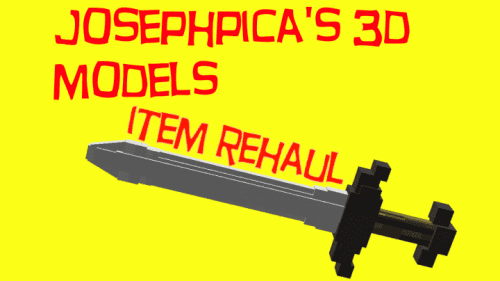 Josephpica’s 3D Models Resource Pack 1.8.9, 1.7.10 Thumbnail